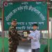 সাফ মহিলা ফুটবল দলের সদস্য কে নানিয়ারচর জোনের সংবর্ধনা