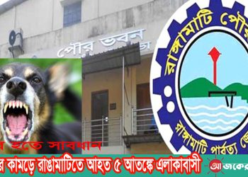 কুকুরের কামড়ে রাঙামাটিতে আহত ৫ আতঙ্কে এলাকাবাসী