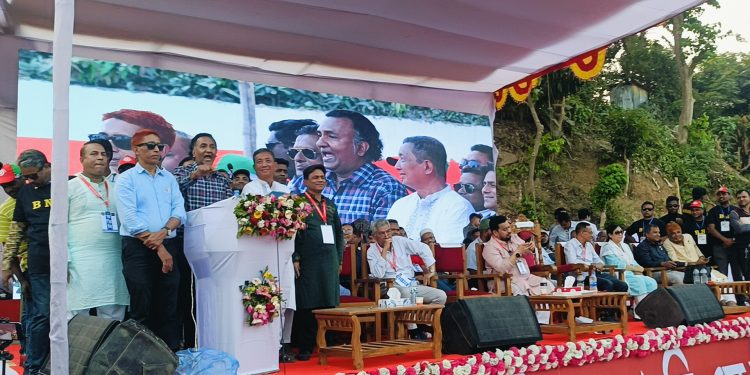 রাঙামাটিতে বিএনপির জনসভায় গণমানুষের ঢল