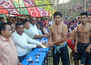 বিজু উৎসব ঘিরে নানিয়ারচরে ঐতিহ্যবাহী বলি খেলা