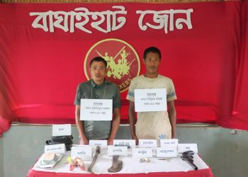 বাঘাইছড়ি সেনা অভিযানে অস্ত্রসহ ইউপিডিএফ সন্ত্রাসী আটক