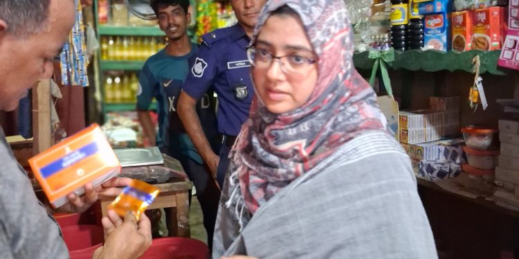 নানিয়ারচরে প্রশাসনের ভ্রাম্যমাণ আদালত পরিচালনা