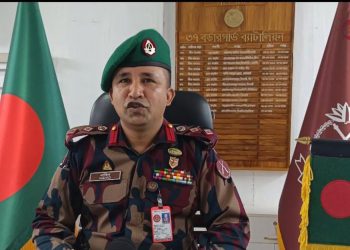 লংগদুতে বিজিবি’র সংবাদ সম্মেলন