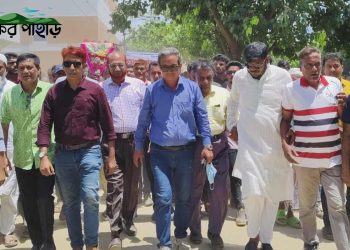 জেলা বিএনপির আগমনে বাঘাইছড়িতে আনন্দ মিছিল