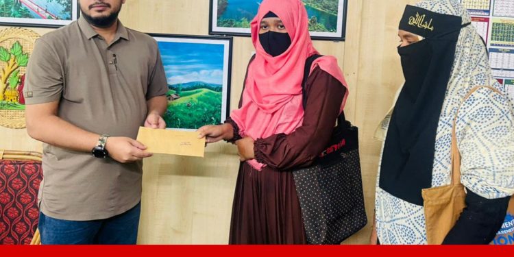 রাঙামাটি জেলা পরিষদ সদস্য হাবীব আজমের মানবিক উদ্যোগ