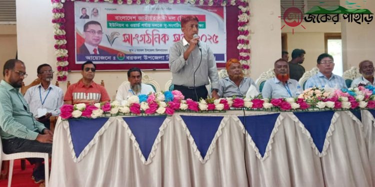 বরকলে বিএনপির সাংগঠনিক সভা অনুষ্ঠিত