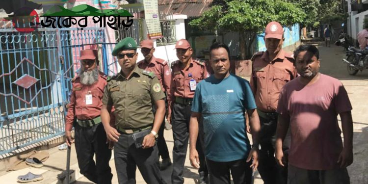 শারদীয় দূর্গোৎসবে নানিয়ারচরে ভিডিপি মোতায়েন