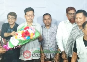 দীপেন দেওয়ানের সাথে নানিয়ারচর জাসাসের সাক্ষাৎ