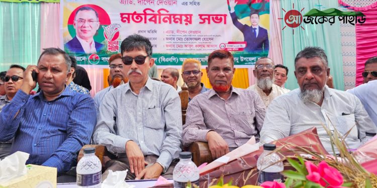 লংগদুতে ধানের শীষের প্রচারণায় অ্যাড. দীপেন