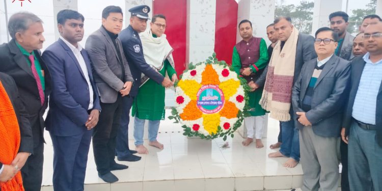 যথাযোগ্য মর্যাদায় নানিয়ারচরে মহান বিজয় দিবসের সূচনা
