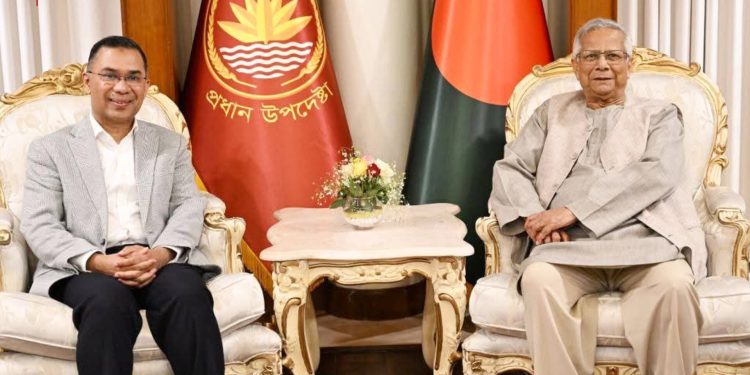 ড. ইউনুস ও তারেক রহমানের সৌজন্য সাক্ষাৎ