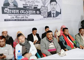 ধানের শীষের পক্ষে বিএনপি নেতা নুরুজ্জামানের ব্যপক প্রচারণা