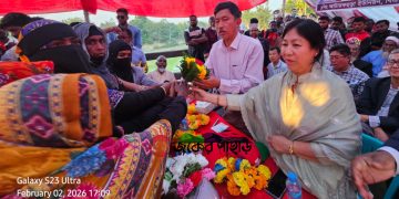 লংগদুতে দিনভর ব্যপক প্রচারণায় অ্যাড. দীপেন