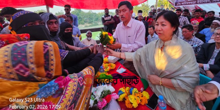 লংগদুতে দিনভর ব্যপক প্রচারণায় অ্যাড. দীপেন