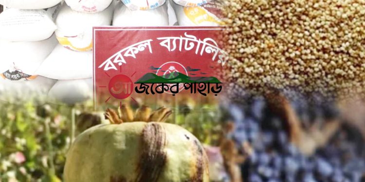 বরকলে বিজিবির অভিযানে কোটি টাকার পপি বীজ আটক