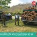 বন বিভাগ ও সেনাবাহিনীর যৌথ অভিযানে চোরাই সেগুন কাঠ জব্দ