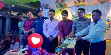 দুর্গাপূজা উপলক্ষে নানিয়ারচর জগন্নাথ মন্দির পরিদর্শন করলেন অতিরিক্ত পুলিশ সুপার