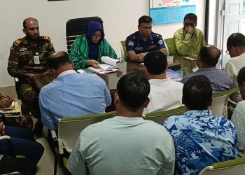শারদীয় দুর্গোৎসব উদযাপনের লক্ষ্যে নানিয়ারচরে প্রস্তুতিমূলক সভা