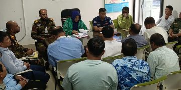 শারদীয় দুর্গোৎসব উদযাপনের লক্ষ্যে নানিয়ারচরে প্রস্তুতিমূলক সভা