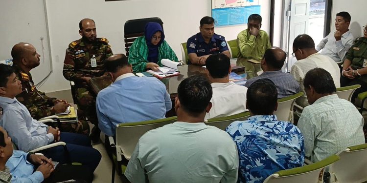 শারদীয় দুর্গোৎসব উদযাপনের লক্ষ্যে নানিয়ারচরে প্রস্তুতিমূলক সভা