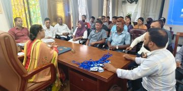 মহালছড়িতে ফ্যামিলি কার্ড কার্যক্রমের অগ্রগতি ও তথ্য সংগ্রহ নিয়ে সাংবাদিকদের সঙ্গে মতবিনিময়