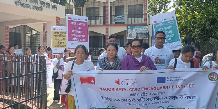 বেইজিং নারী সম্মেলনের ৩০বছর পূর্তিতে নানিয়ারচরে আন্তর্জাতিক গ্রামীণ নারী দিবস