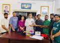 জাতীয় পুরস্কারজয়ী সাইমুন কে দীপেন দেওয়ান এমপির অভিনন্দন