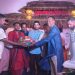 উৎসবের আনন্দ ভাগাভাগি করে নিতে পূজামণ্ডপে মহালছড়ি জোন কমান্ডার